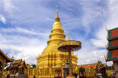 Wat Hariphunchai Tempel